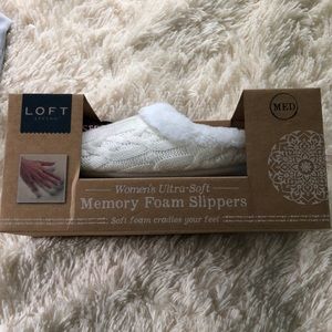 LOFT Women’s Ultra Soft Memory Foam Slippers